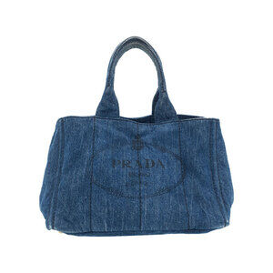 Prada Canapa Denim Tote Bag